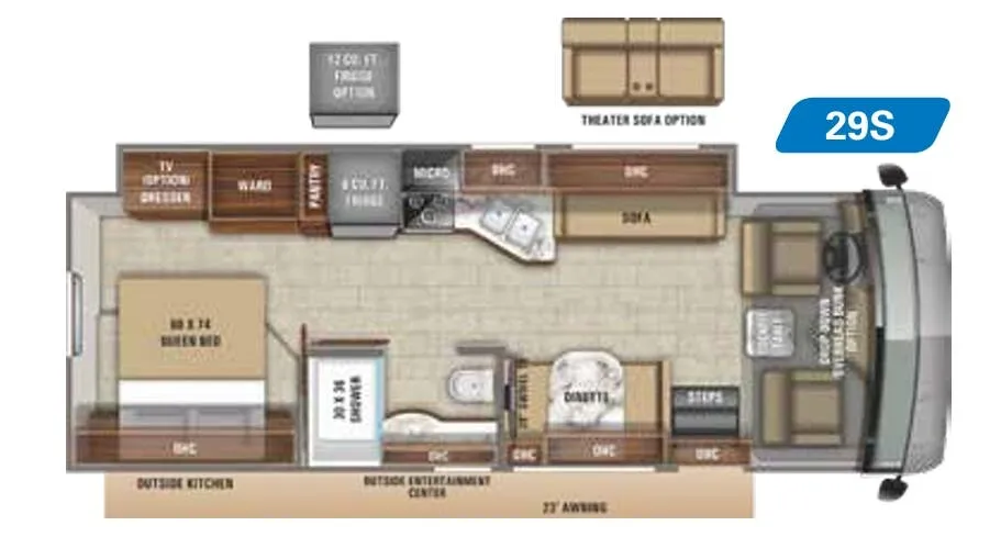 Jayco Alante 29S floor plan