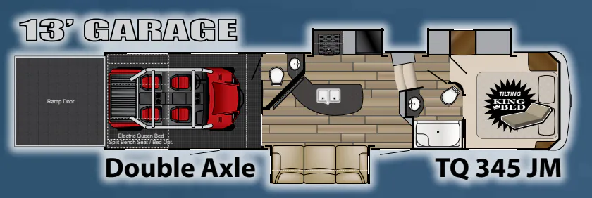 Heartland Torque TQ 345 JM floor plan