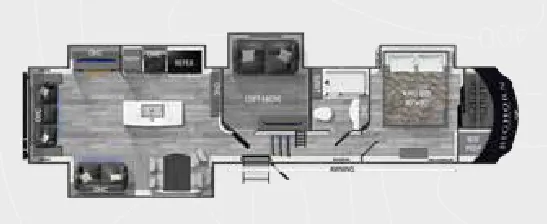 Heartland Bighorn Traveler 39MB floor plan