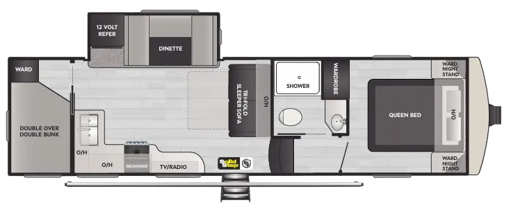 Keystone Arcadia Select 27SBH floor plan