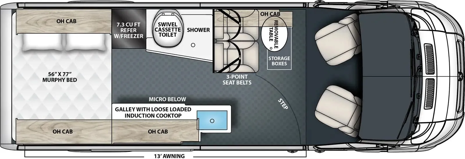 Coachmen Pixel 20M floor plan