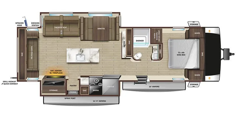 2025 Starcraft GSL 275RLS floor plan