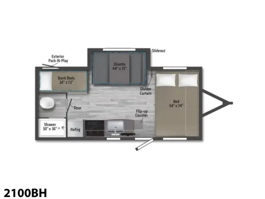 2022 Winnebago Micro Minnie 2100BH - Photo 3