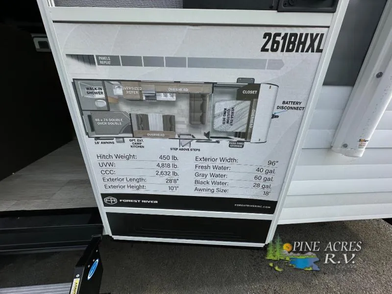 2025 Forest River RV Wildwood X-Lite 261BHXL for sale - $0