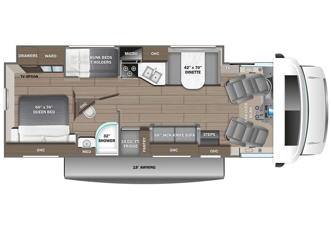 Entegra Coach Esteem 31F floor plan