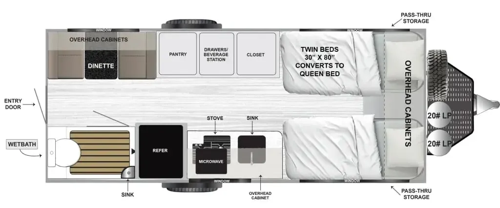 2026 Encore RV Venu 17TB floor plan