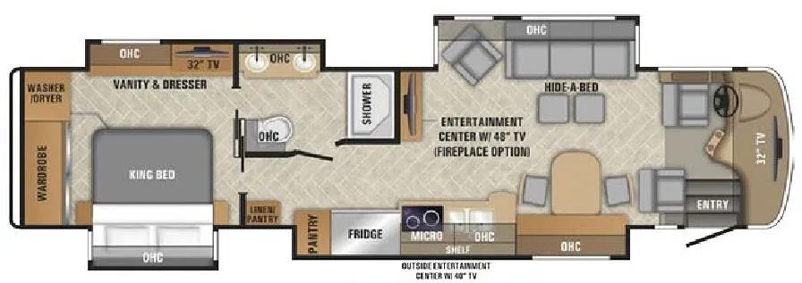 Entegra Coach Aspire 38M floor plan