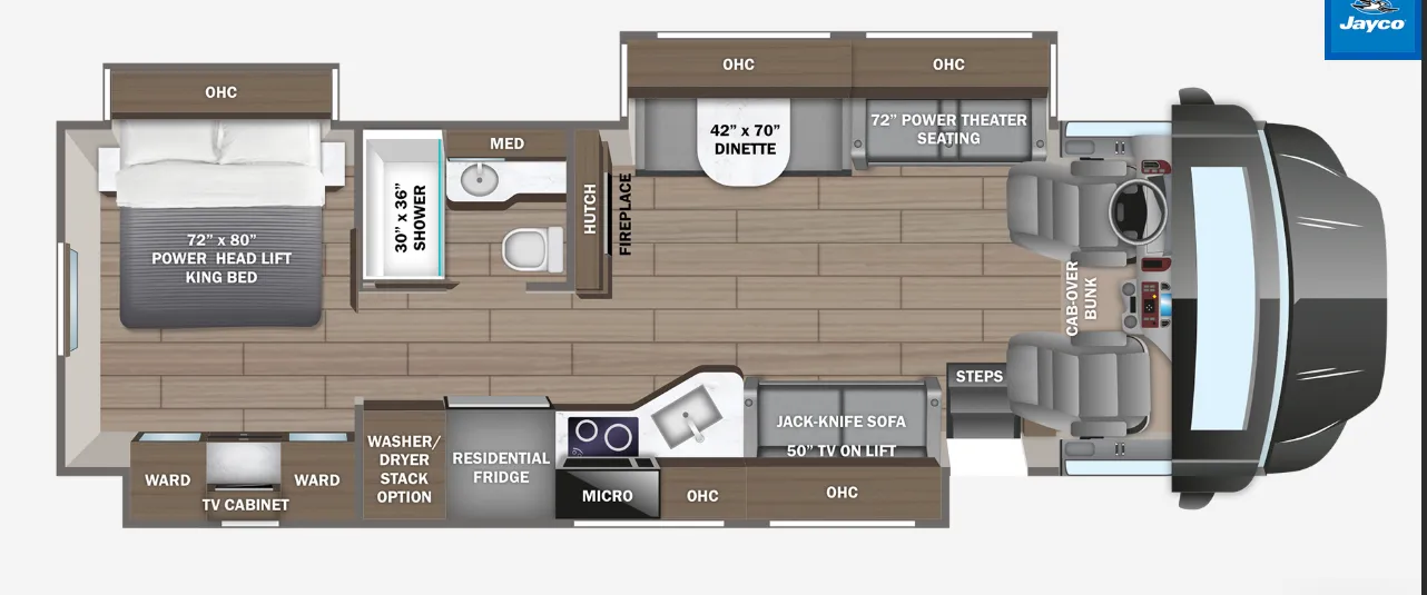 2027 Jayco Seneca Prestige 37M - Floor plan
