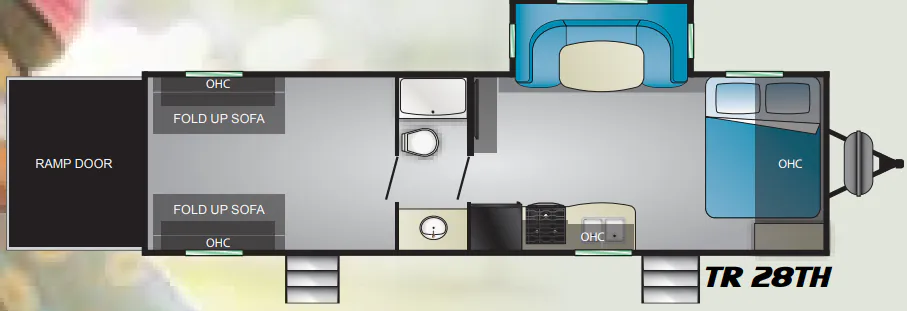 Heartland Trail Runner 28TH floor plan