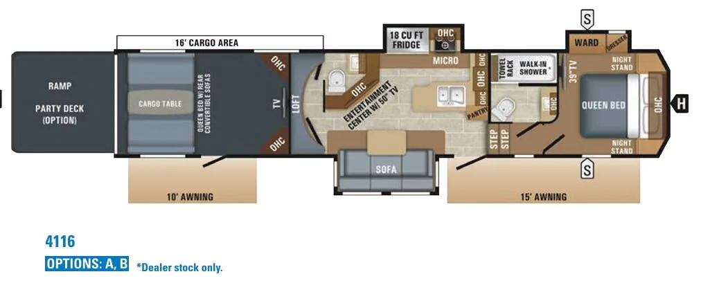 Jayco Seismic 4116 floor plan