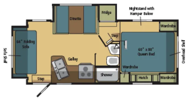 Adventurer Eagle Cap 1160 floor plan