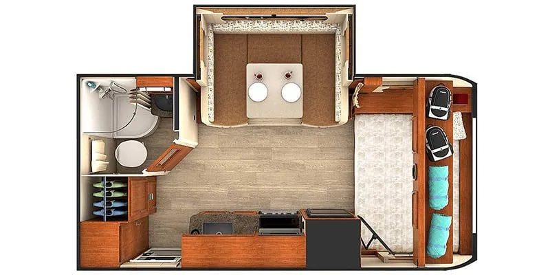 Lance TT 1685 floor plan