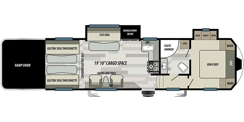 Forest River Shockwave 30FWGDX floor plan