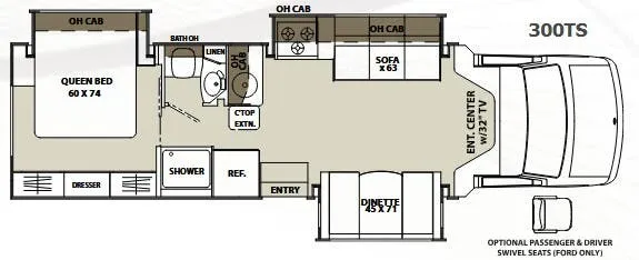 Coachmen Concord 300TS floor plan