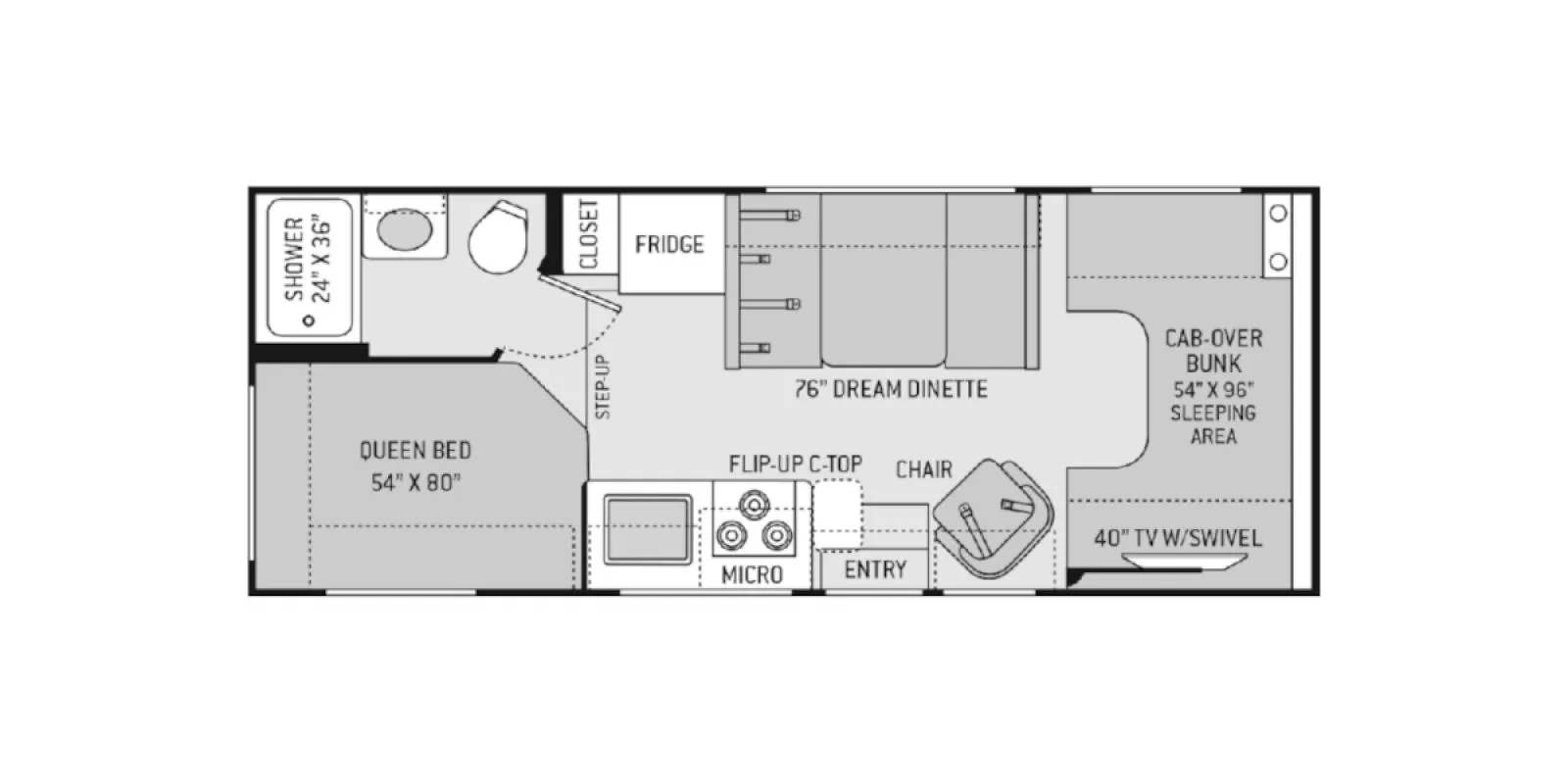 2019 Thor Motor Coach Four Winds 23U - Photo 3