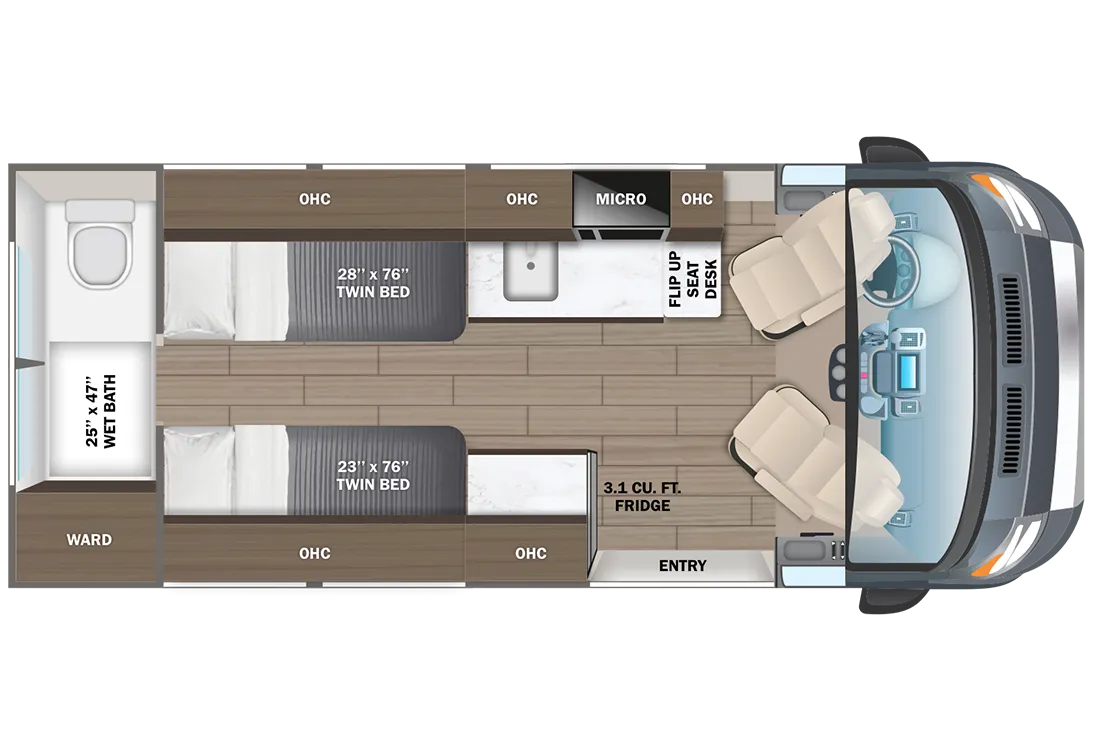 2026 Entegra Coach Expanse 21T - Floor plan