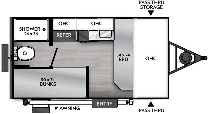 2026 Coachmen Remote 122R - Floor plan