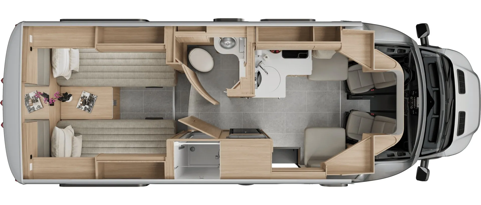 Leisure Travel Wonder W24RTB floor plan