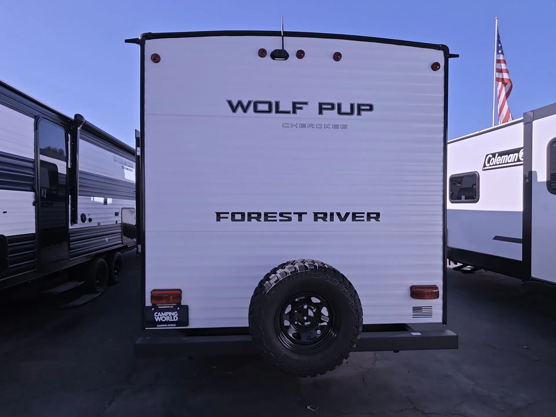 2027 Forest River Cherokee Wolf Pup 17JW — backside