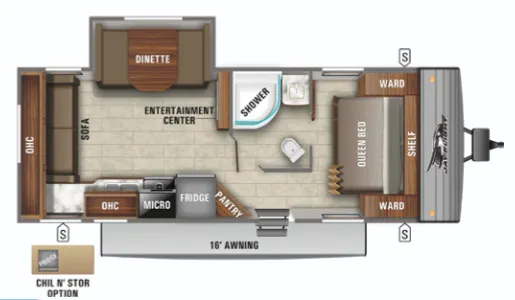 Jayco Jay Flight SLX 8 245RLS floor plan