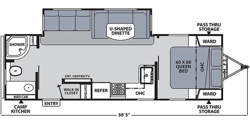 2023 Coachmen Apex Ultra-Lite 265RBSS floor plan