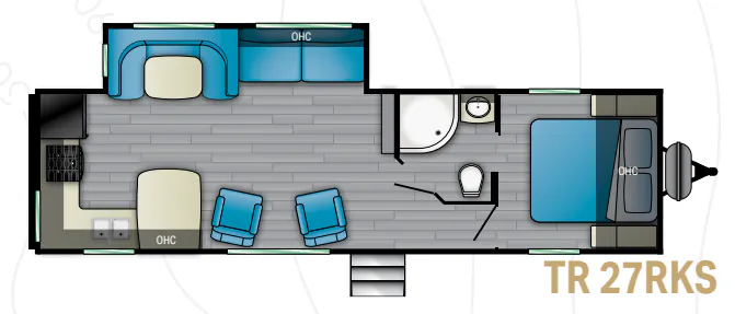 Heartland Trail Runner 27RKS floor plan