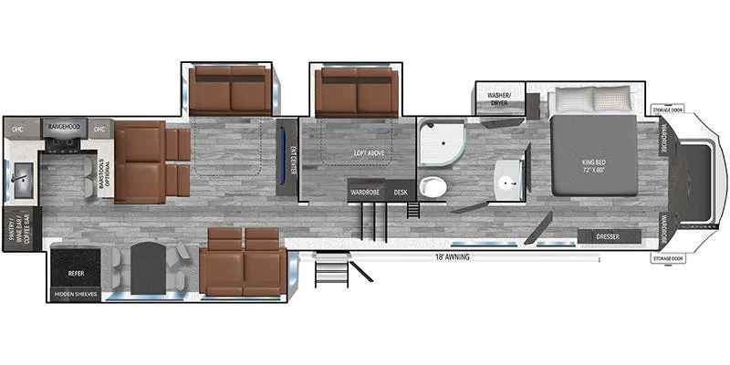 2024 Heartland Corterra CT 3.7 - Floor plan