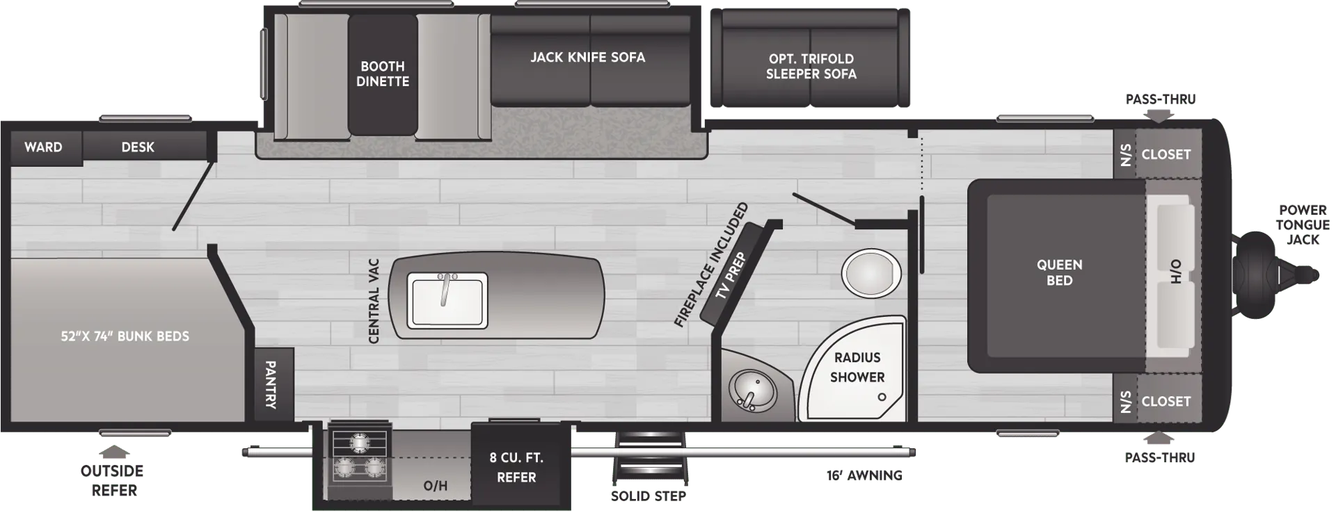 Keystone Hideout 30BHKSWE floor plan