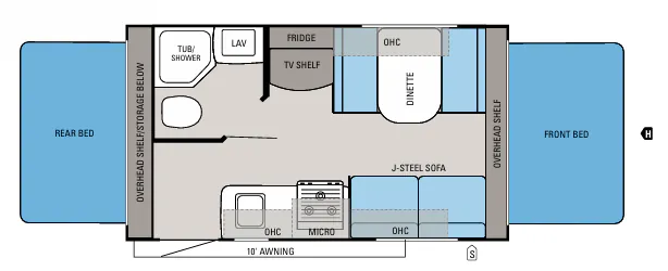 Jayco Jay Feather X17Z exterior