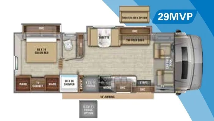 Jayco Greyhawk Prestige 29MVP floor plan