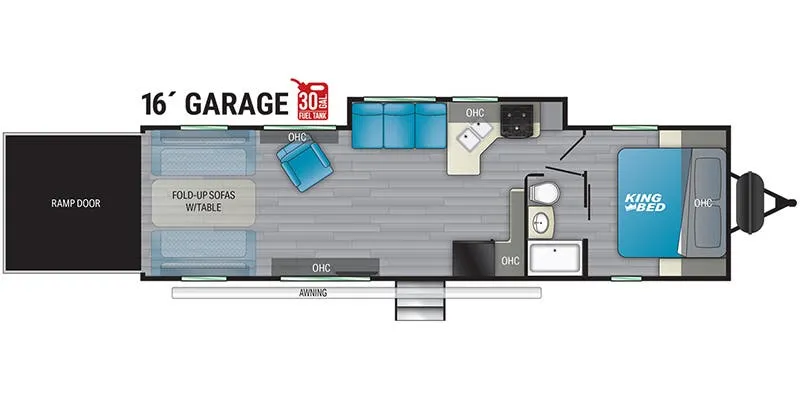Heartland Lithium LI 3116 floor plan