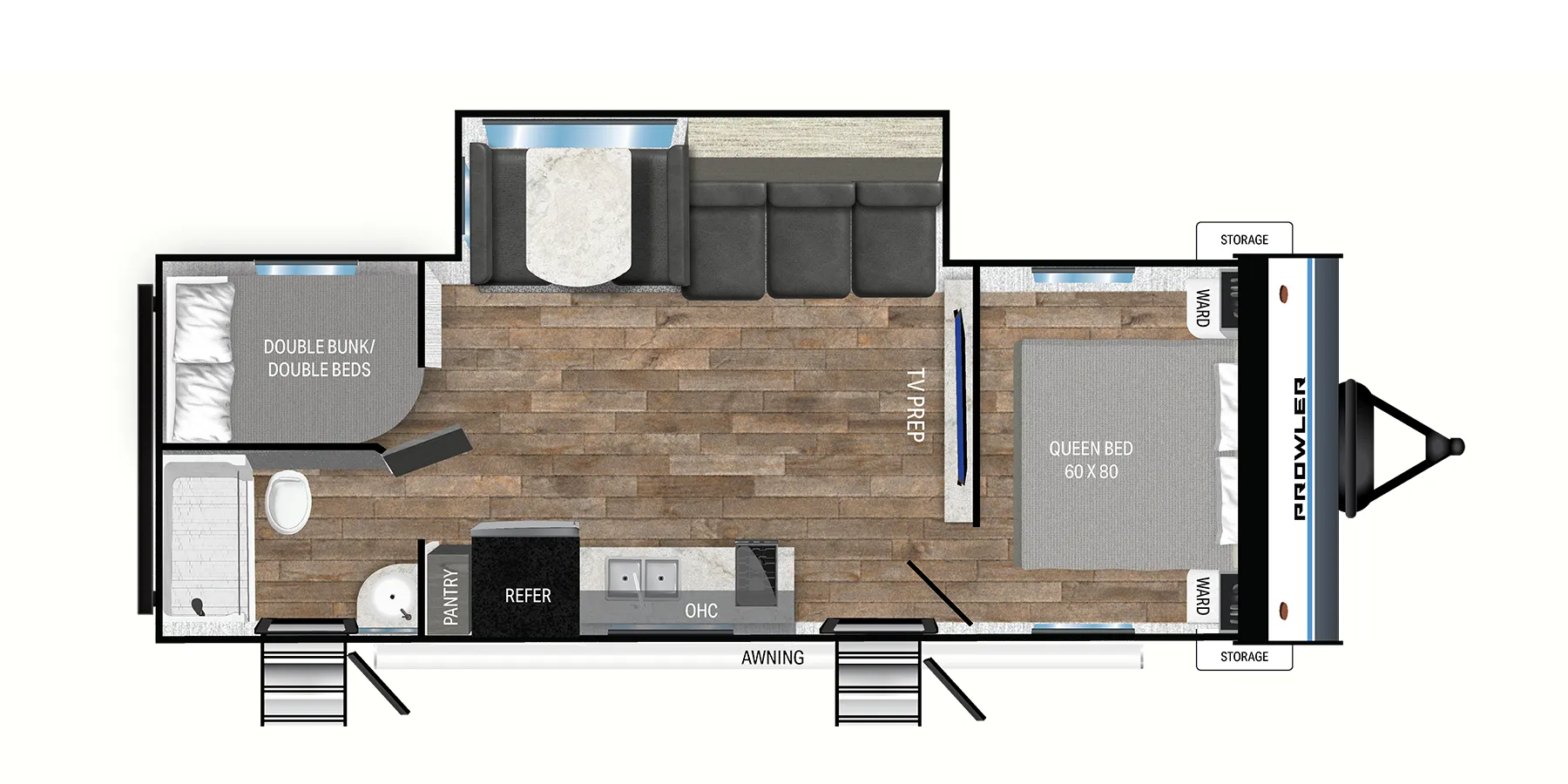 Heartland Prowler Lynx 265BHX floor plan