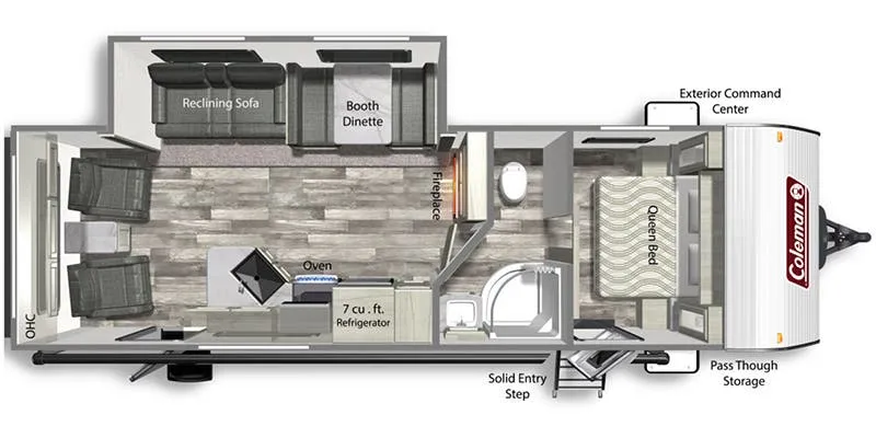 Dutchmen Coleman Lantern 264RLWE floor plan