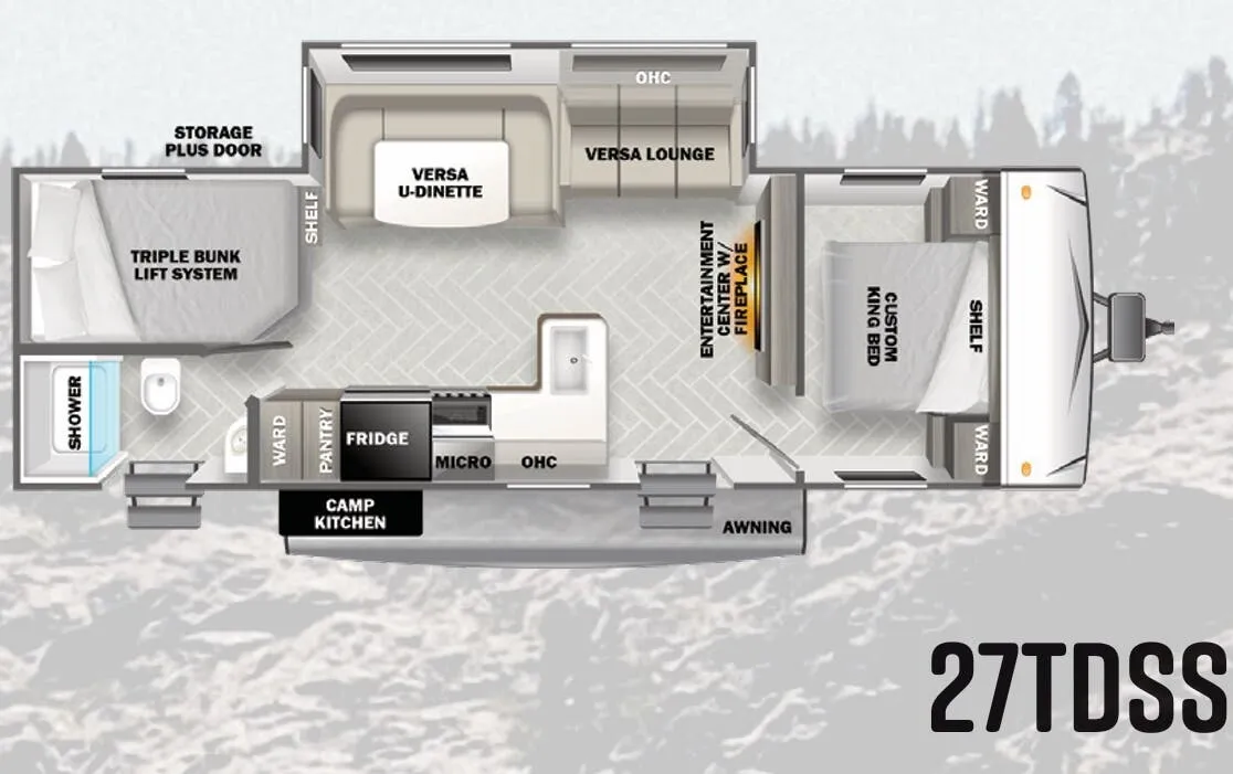 Forest River Salem 27TDSS exterior