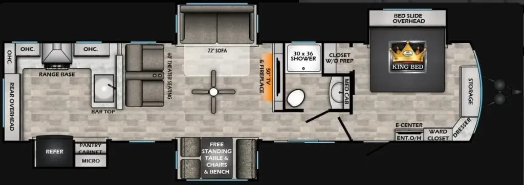 2025 CrossRoads Hampton 380RKS floor plan