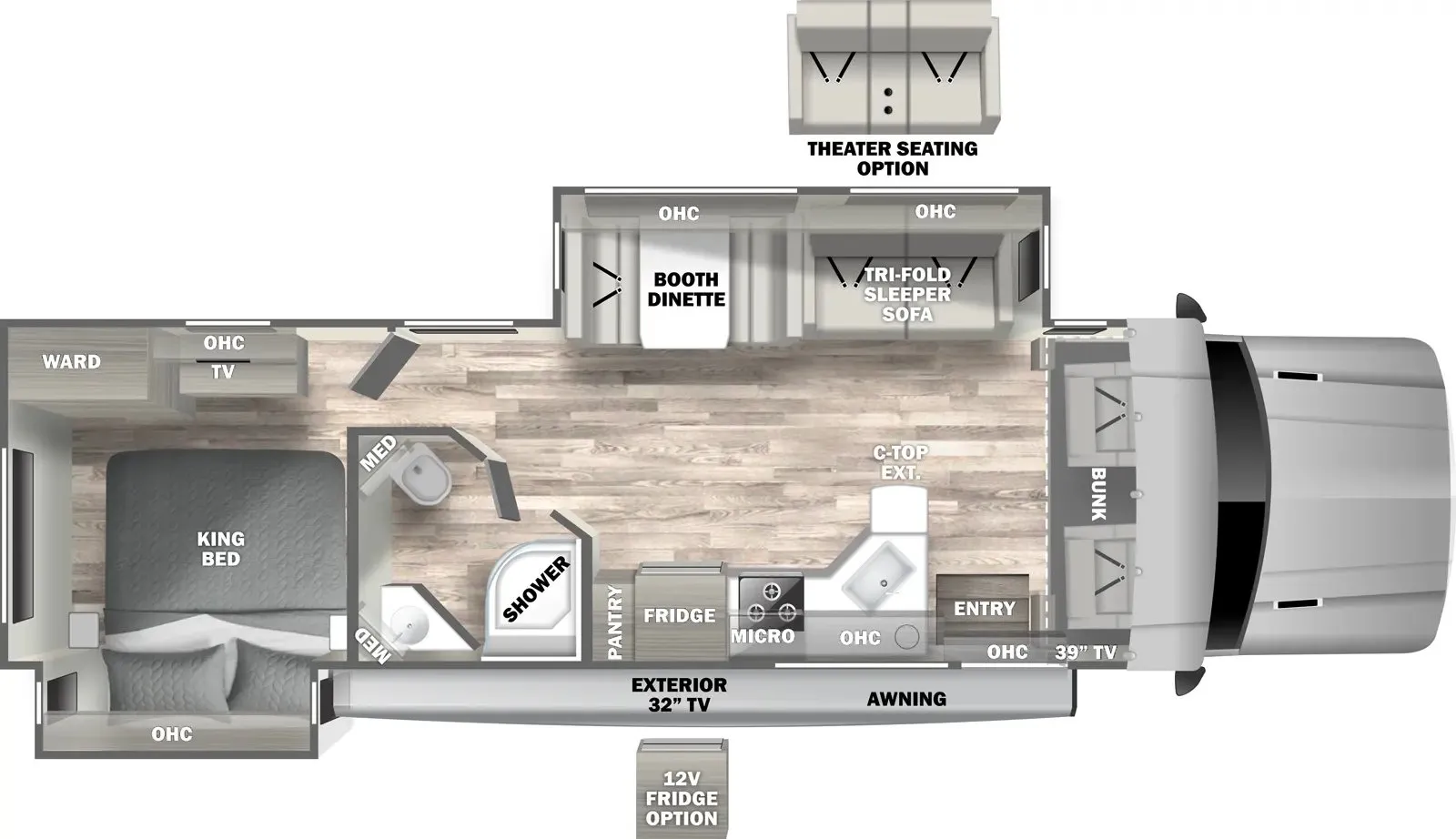 2024 Dynamax Corp Isata 5 34DS - Floor plan