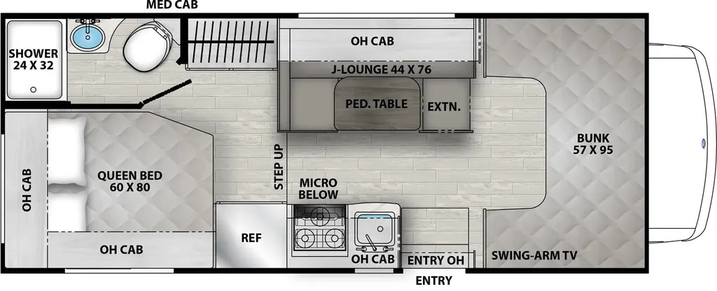 2026 Coachmen Freelander 21QSS floor plan