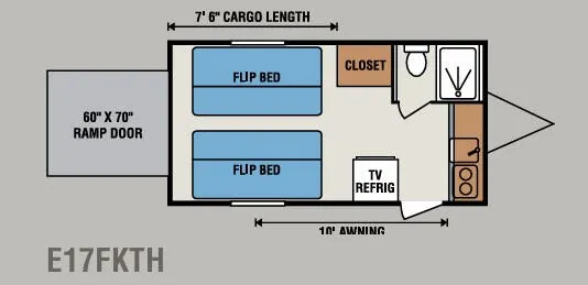 K-Z Spree Escape E17FKTH floor plan