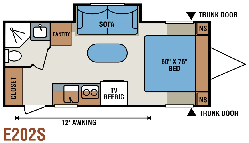 K-Z Spree Escape E202S floor plan