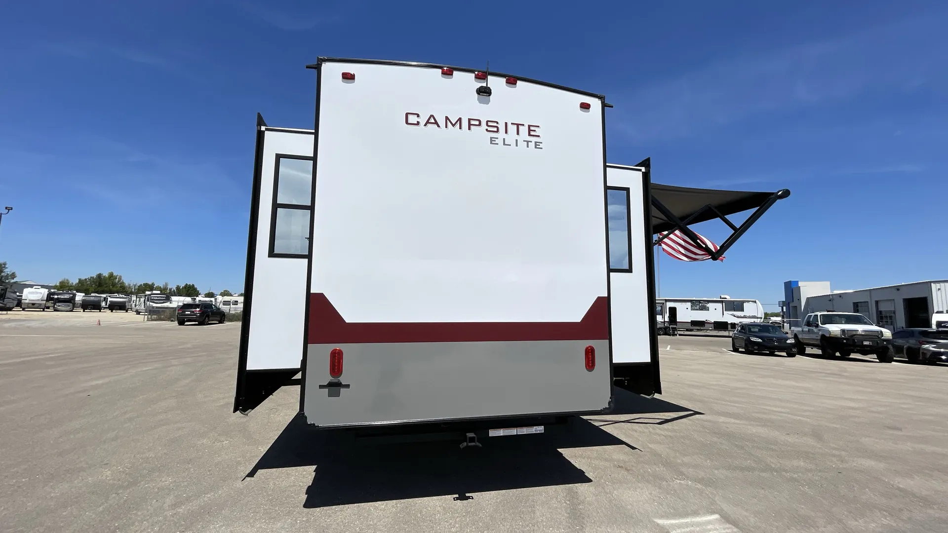 2026 Forest River Campsite Elite 36AK — backside