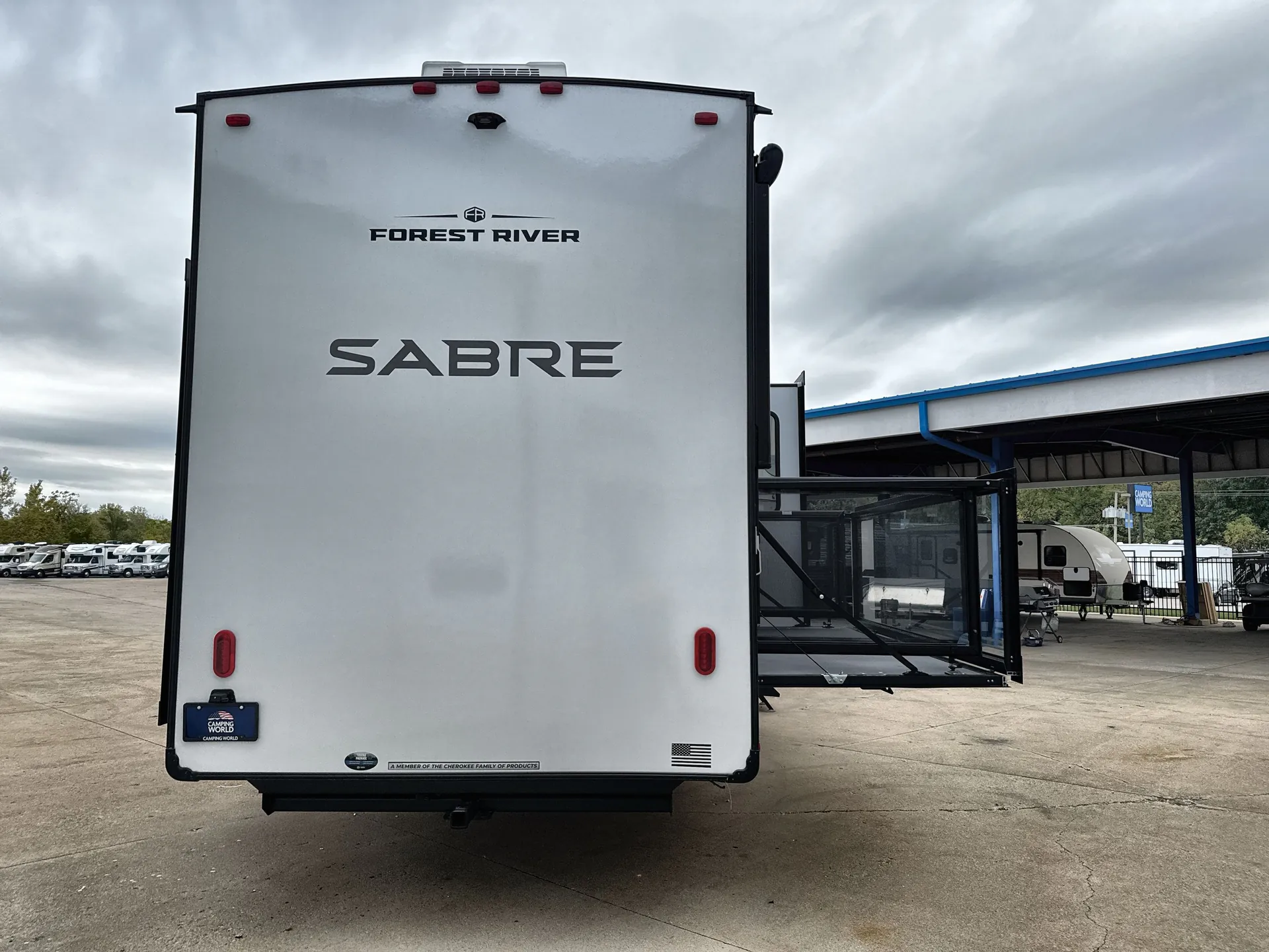 2026 Forest River Sabre 33RLP — backside