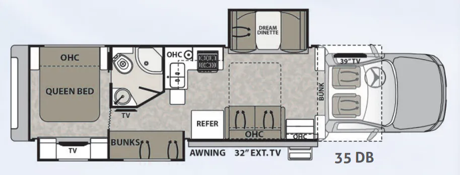 Dynamax Corp Isata 5 Series 35DB floor plan