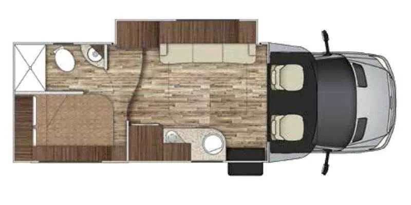 2014 Renegade Villagio 25RBS - Floor plan