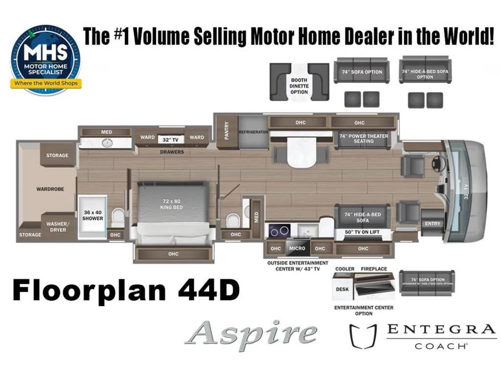 2026 Entegra Coach Aspire 44D, Photos photo 56