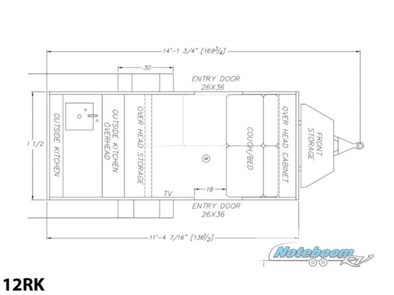 2025 Modern Buggy Trailers Little Buggy 12LRK - Photo 3