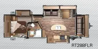 Highland Ridge Open Range Roamer RT288FLR floor plan