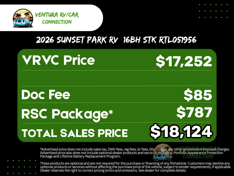 2026 Sunset Park RV Sun Lite 16BH - Photo 3