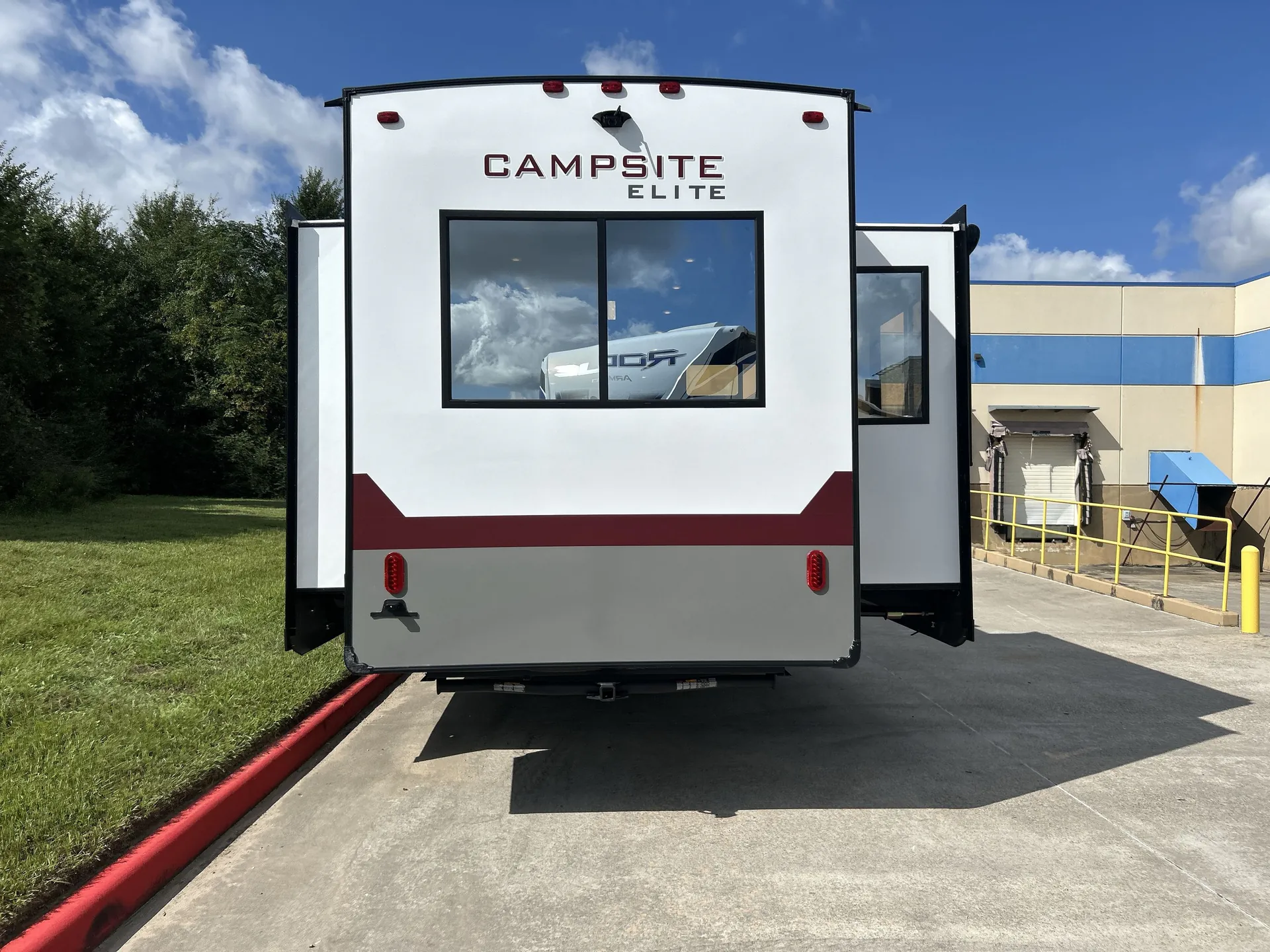2027 Forest River Campsite Elite 36RF — backside
