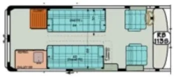 Sportsmobile Express 113S floor plan