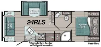 Gulf Stream Ameri-Lite Ultra-Lite 24RLS floor plan